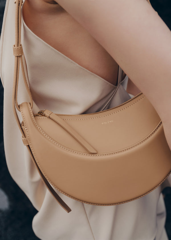 Torba Crossbody Polène Numéro Dix - Edition Smooth Beige | BXIAO-7405