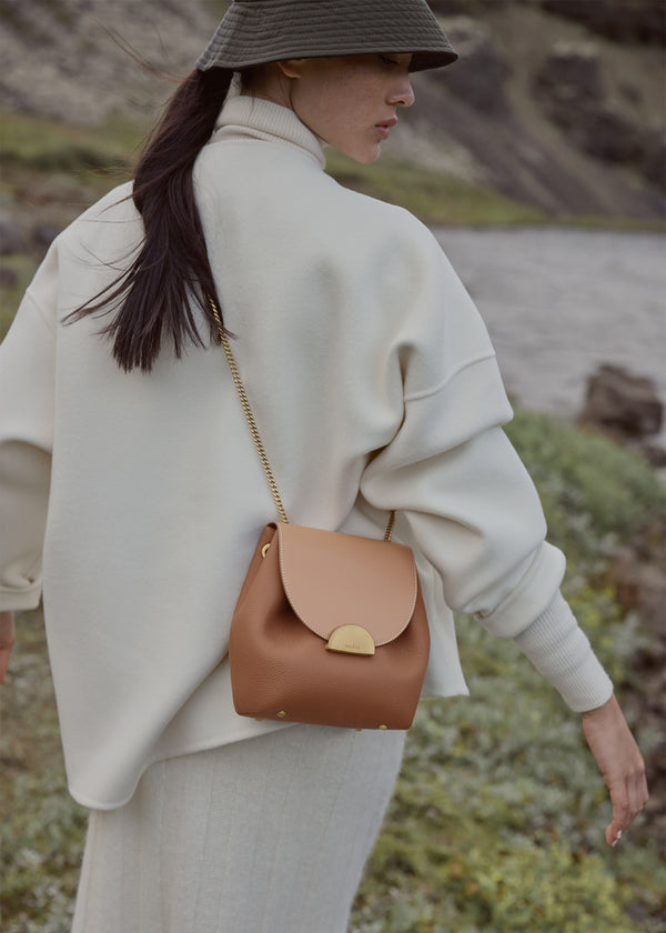 Torba Crossbody Polène Numéro Un - Edition Duo Camel | ITJWM-0697